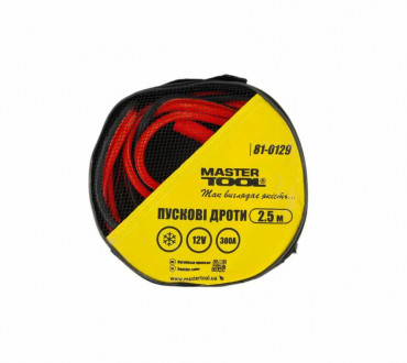 Дроти пускові MASTERTOOL 300 А 2.5 м 81-0129