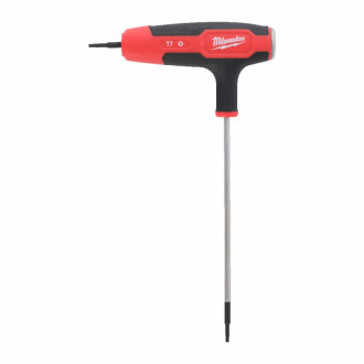 Ключ Г-образний TORX MILWAUKEE з комфортною ручкою, T7 з кулькою-[articul]