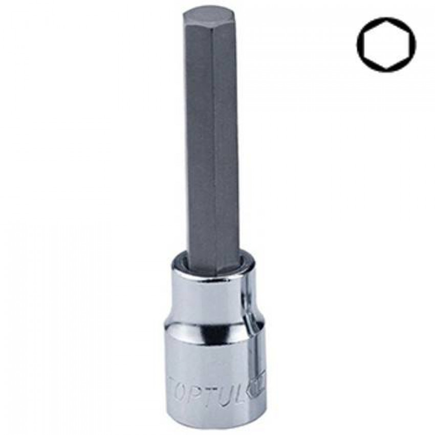 Головка HEX з насадкою 10мм 140мм 1/2" TOPTUL BCIA1610-BCIA1610