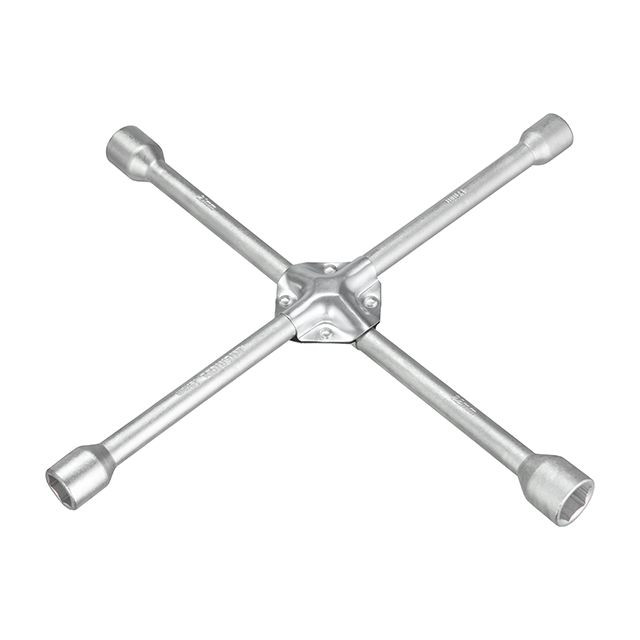Ключ балонний хрестовий, укріплений, 406×16 мм, 17×19×21×22 мм INTERTOOL HT-1597-HT-1597