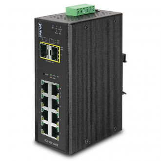 Керований промисловий комутатор Planet IGS-10020MT (8-Port 10/100/1000T + 2 100/1000X SFP)-[articul]
