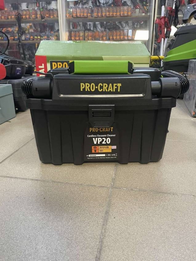 Акумуляторний будівельний пилосос Procraft VP20-VP20