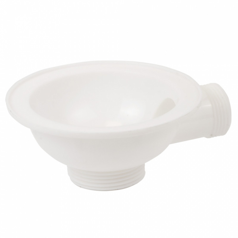 Сифон для кухонної мийки з нержавіючим випуском 3½" квадратним переливом і гнучким відведенням Ø40/50мм TAU (9842531)-9842531