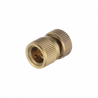 Конектор латунний 1/2&quot; на шланг 3/4&quot; STORM INTERTOOL GE-1220-[articul]