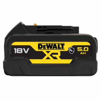 Акумуляторна батарея GFN DeWALT DCB184G, 18 В XR Li-lon GFN блок - Glass Filled Nylon (нейлон армований скловолокном) 5 Аг, вага 0.72 кг. Літій-іонна