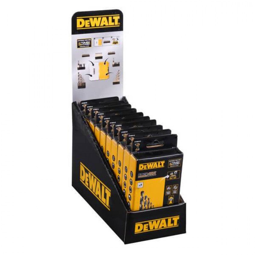 Кассета со сверлами по металлу DeWalt, Black&Gold DeWALT DT70829-DT70829