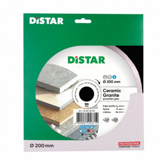 Коло алмазне відрізне Distar 1A1R 200x1,7x8,5x25,4 Bestseller Ceramic granite