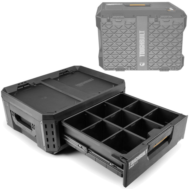 Скринька для інструментів TOUGHBUILT StackTech 1-Drawer Tool Box TB-B1-D-30-1-TB-B1-D-30-1