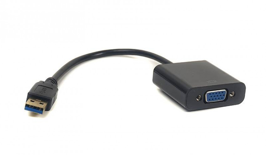 Кабель-перехідник PowerPlant USB 3.0 M - VGA F-CA910380