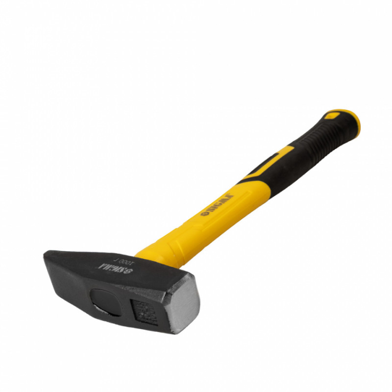 Молоток 1000г слюсарна фібергласова ручка Sigma (4316101)-4316101
