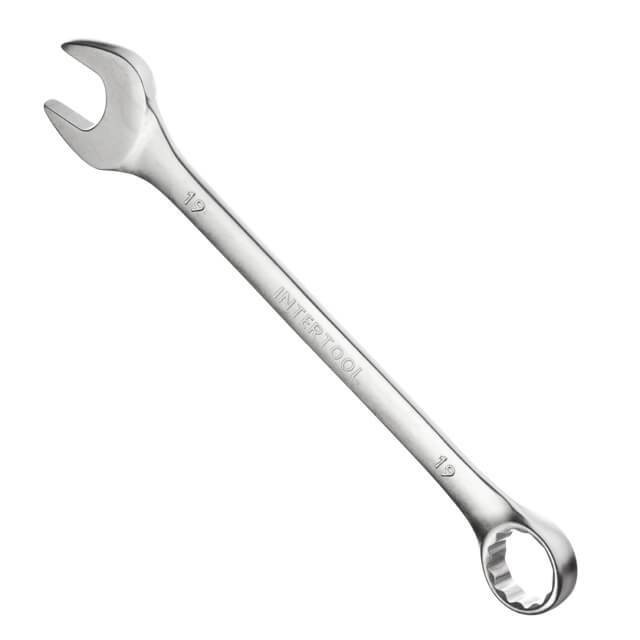Ключ комбінований 19мм Cr-V INTERTOOL HT-1219-HT-1219