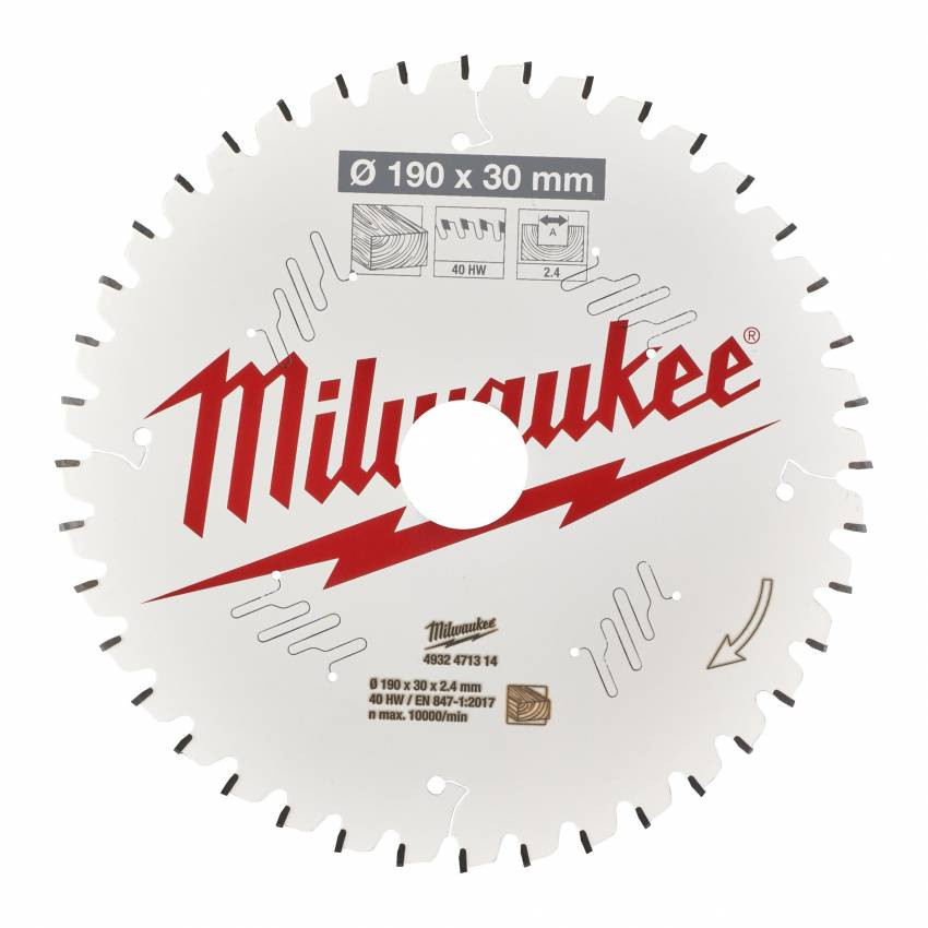 Диск пильний MILWAUKEE, Ø254/30мм, 80 зуб.-4932471318