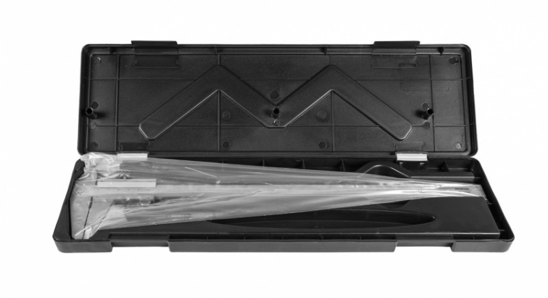 Штангенциркуль механічний MASTERTOOL 300 мм крок 0,02 мм в ПВХ чохлі 30-0630-30-0630