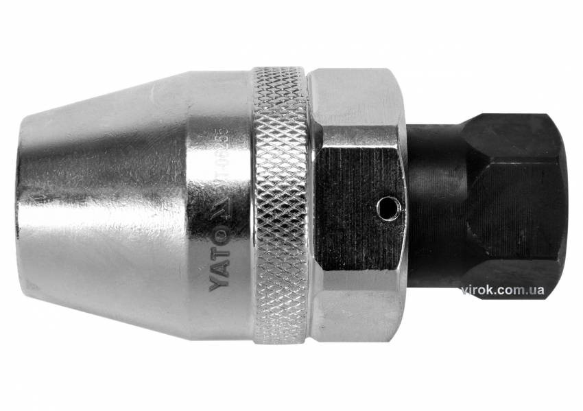Шпилькокрут ударний цанговий YATO : 3/8", для Ø= 6-11 мм, Cr-Mo, для ударних гайковертів-YT-06255