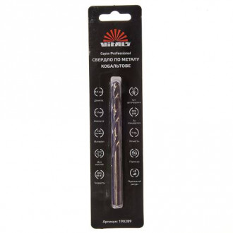 Свердло по металу HSS-Co/M35 8,5 (1 шт.) Vitals Professional