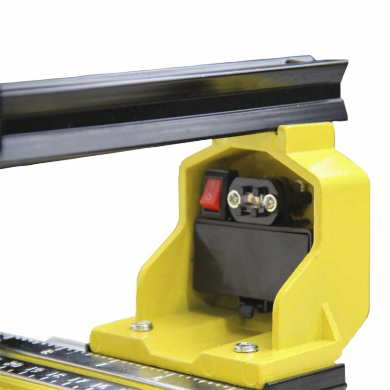 Плиткоріз ручний монорейковий на підшипниках 600мм (лазер, бічні упори) SIGMA (8223511)-8223511