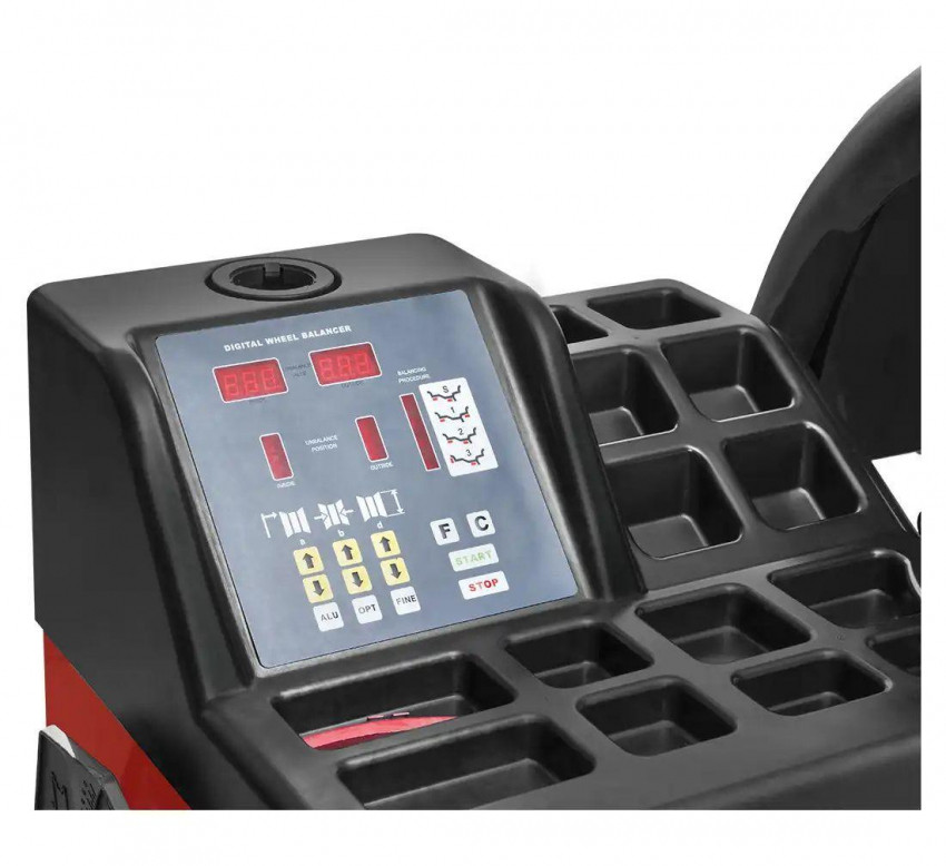 Напіватоматичний балансувальний верстат REDATS W-200 (ALU4, 230 V, 10" - 24")-13-00-18