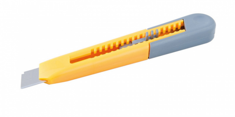 MasterTool Ніж 18 мм ABS пластик кнопковий фіксатор, Арт.: 17-0321-17-0321