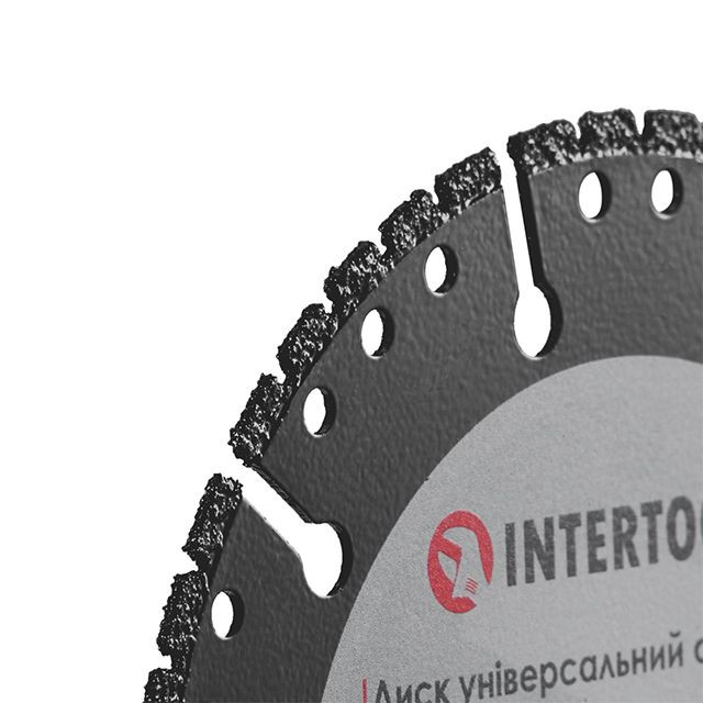 Диск універсальний сегментний алмазний, 125 мм, 16-18%, 12200 об/хв INTERTOOL CT-1000-CT-1000