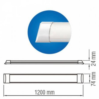 Світлодіодний світильник TETRA/SQ-54 54W 4200K