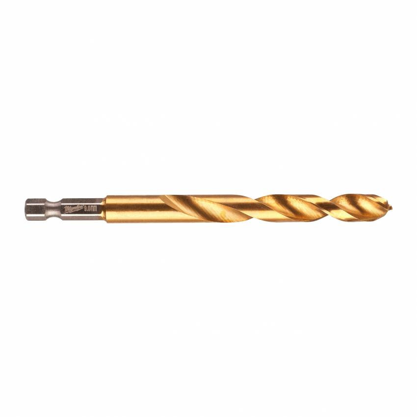Свердло по металу RedHEX HSS-G TiN MILWAUKEE, Ø5,0мм-48894712