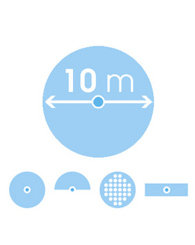 Дощувач на шпиці Vario-Jet полив до 87м2-86620000