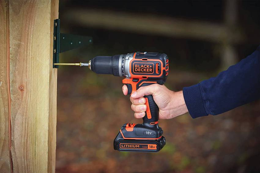 Дриль-шуруповерт акумуляторний безщітковий BLACK DECKER BL186KB-BL186KB