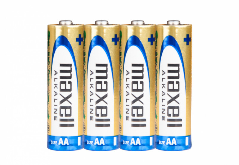 Лужна батарейка Maxell Alkaline AA/LR6  4шт/уп shrink-790223.04