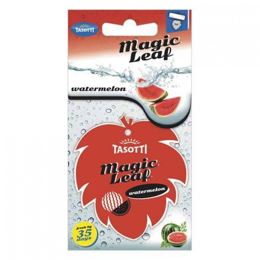 Осв. повітря Tasotti сухий "листок" Tasotti "Magic Leaf" Watermelon (уп.50 шт/ ящ.500 шт)-5906190113382