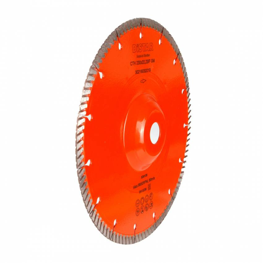 Круг алмазний вiдрiзний 1A1R Turbo 230x2,3x9x22,23/F Laser CTH 230x22,23F GM-30216032019