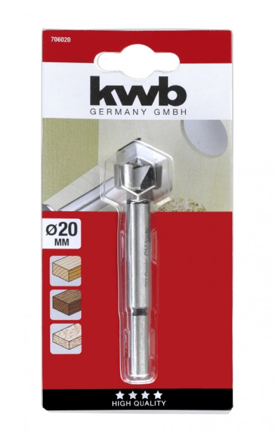 Свердло Форстнера, 20 мм, KWB (706020)-