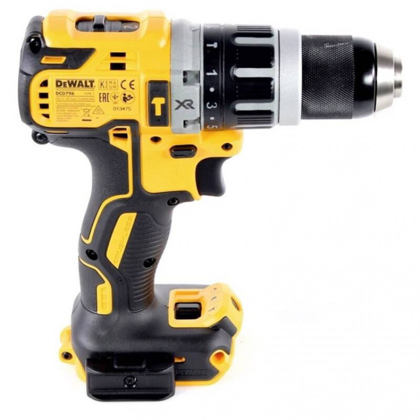 Дриль-шуруповертний акумуляторний безщітковий ударний DeWALT DCD796NT-DCD796NT