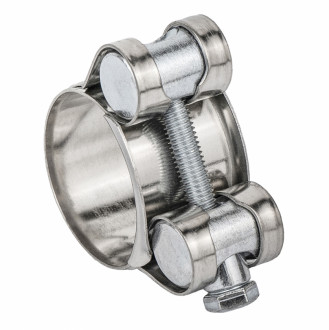 Хомут силовий нержавіючий 18мм Ø26-28мм SIGMA (2508071)-[articul]