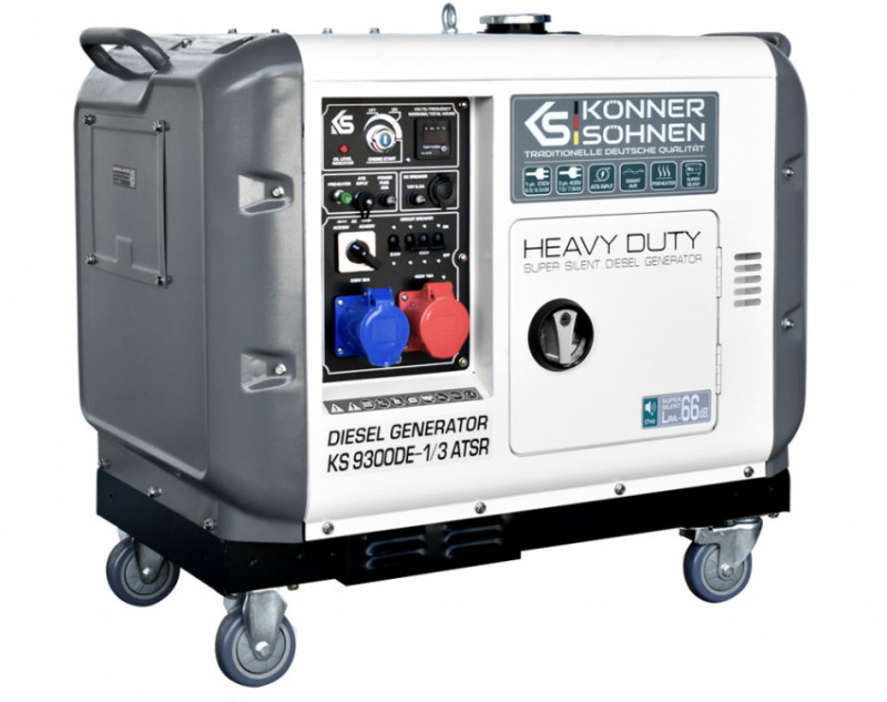 Дизельний генератор «Könner & Söhnen» KS 9300DE-1/3 ATSR (EURO V)-KS 9300DE-1/3 ATSR