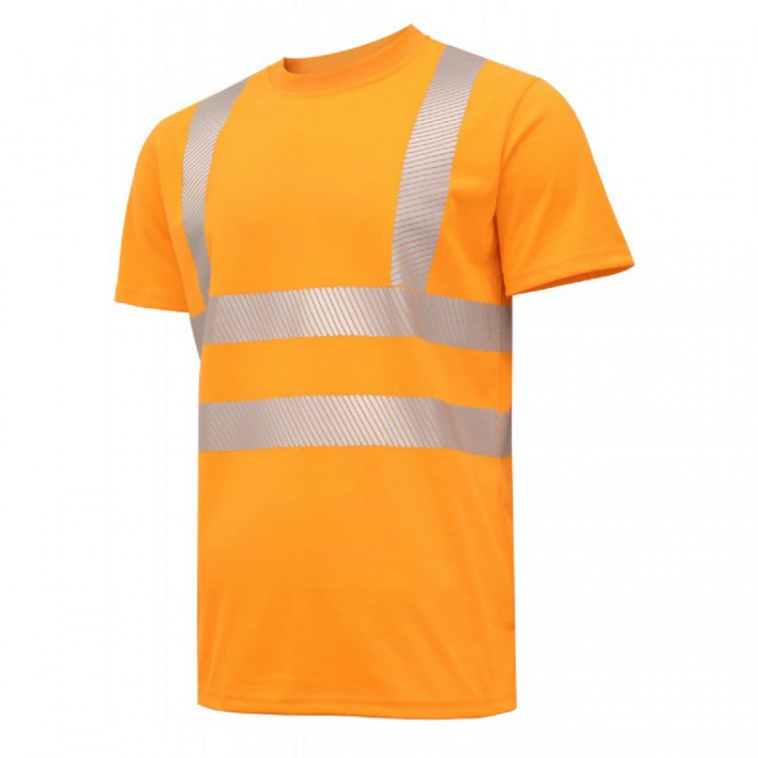 Футболка JURAL II сигнальна, полібавовна, помаранчева HOEGERT 4XL HT5K953-4XL-HT5K953-4XL