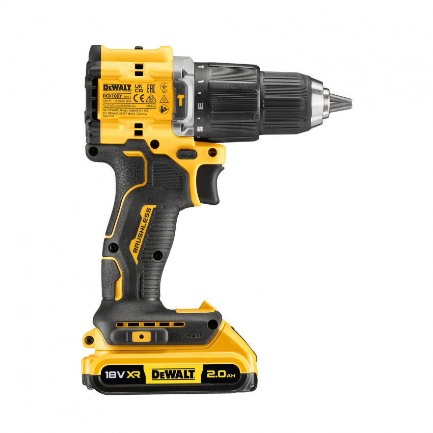 Дриль-шурупокрут 100 YEARS DeWALT DCD100YD2T-DCD100YD2T