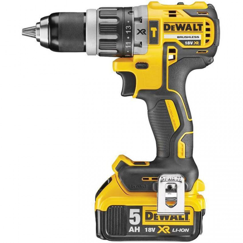 Дриль-шуруповертний акумуляторний безщітковий ударний DeWALT DCD796P2-DCD796P2