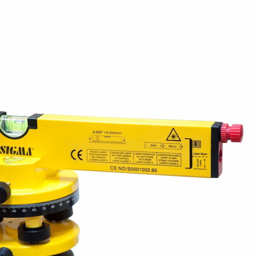 Рівень лазерний 40см (кейс тренога) Sigma (3727021)-3727021