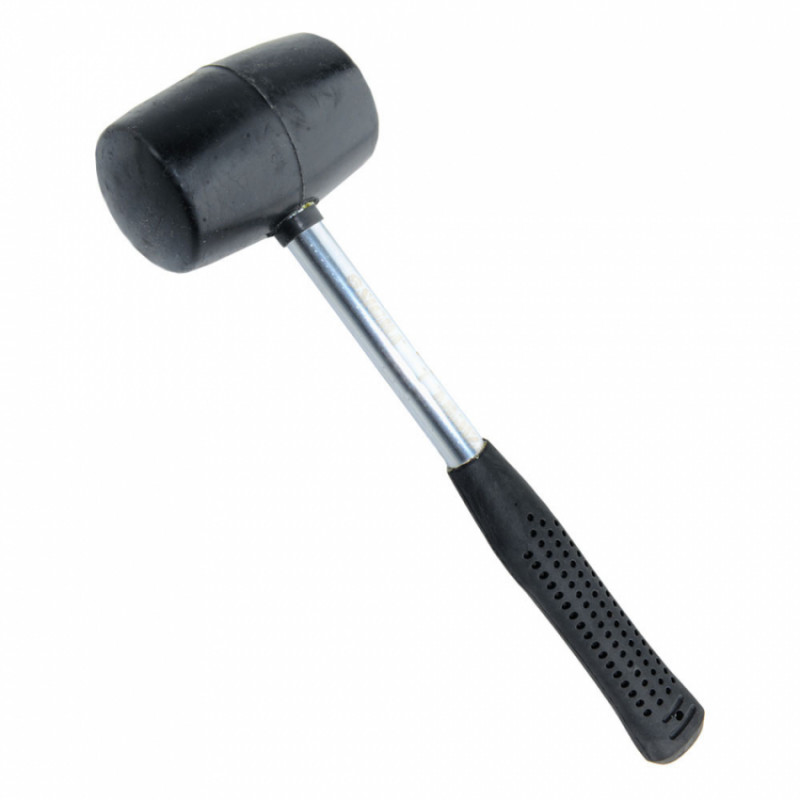 Киянка гумова чорна 450г металева обгумована рукоятка SIGMA (4317481)-4317481