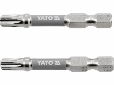 Насадка викруткова YATO; &quot;TORX&quot; T30 х 50 мм. шпиндель 6-гран- 1/4&quot;, покрита нікелем, 2 шт.[10]-[articul]