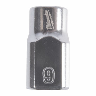 Головка торцева хромована 3/8'' MILWAUKEE, (зірочка 12 гранн.), 9мм-[articul]