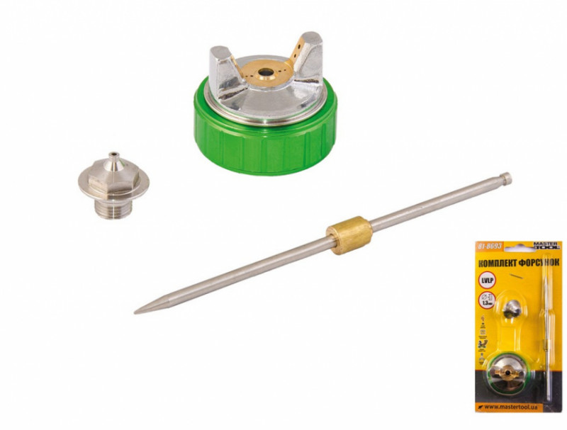Комплект форсунок до LVLP MASTERTOOL Ø1.3 мм 81-8693-81-8693