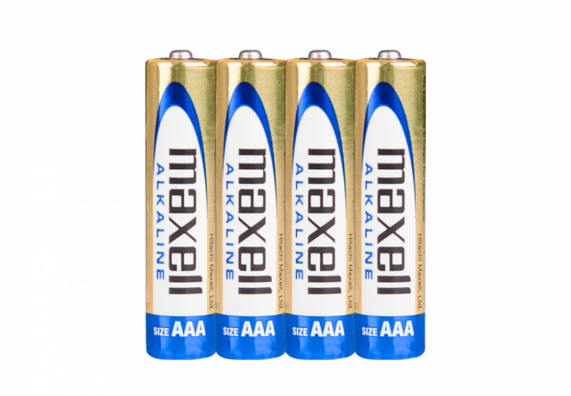Лужна батарейка Maxell Alkaline AAA/LR03  4шт/уп shrink-790233.04