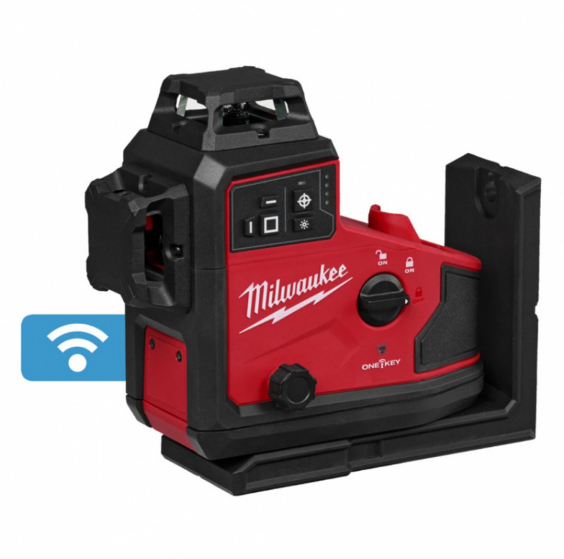 Нівелир лазерний акумуляторний 3D MILWAUKEE M12 A3PLO-0  (360˚, зелений промінь)-4933499001