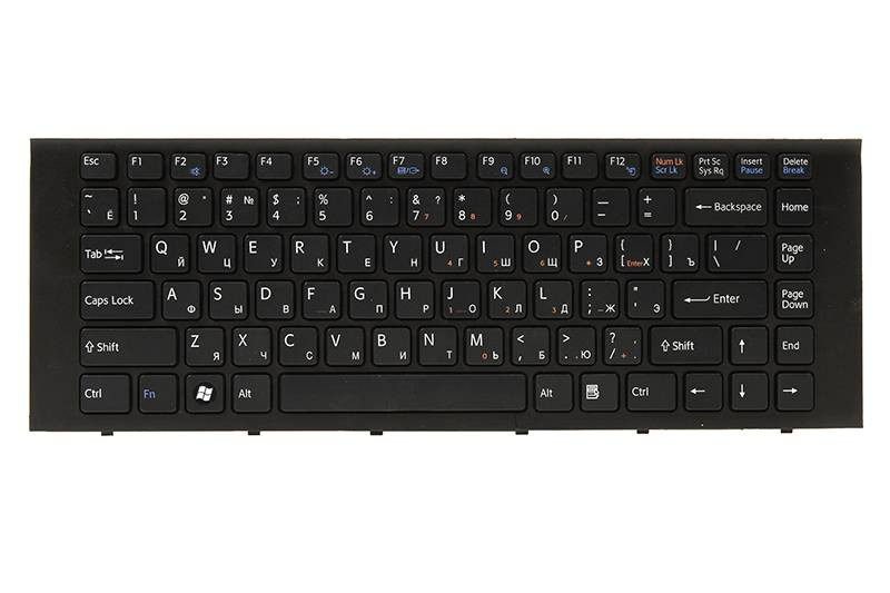 Клавіатура для ноутбука SONY EG чорний, чорний кадр-KB311927