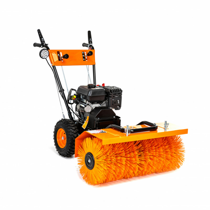 Підмітальна машина бенз. SW800E, 6к.с., ширина щітки 800мм, діаметр 345мм, 5вперед/2назад, електростарт-SW800E