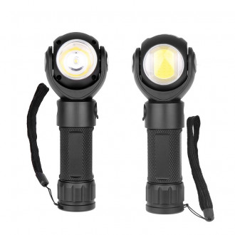 Ліхтар worklight  Quantum QM-FL2020 Transformer  5W LED+COB  з USB-[articul]