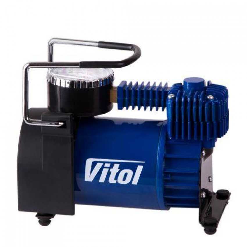 Компресор "ViTOL" К-52 150psi/15Amp/40л/Автостоп/прикурювач-К-52