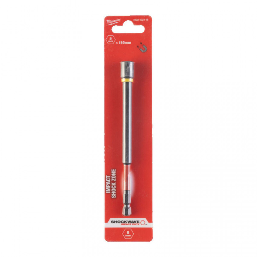 Торцева головка 1/4 дюйма, шестигранная, 8 мм Shockwave, ударопрочная Milwaukee 4932492446-4932492446