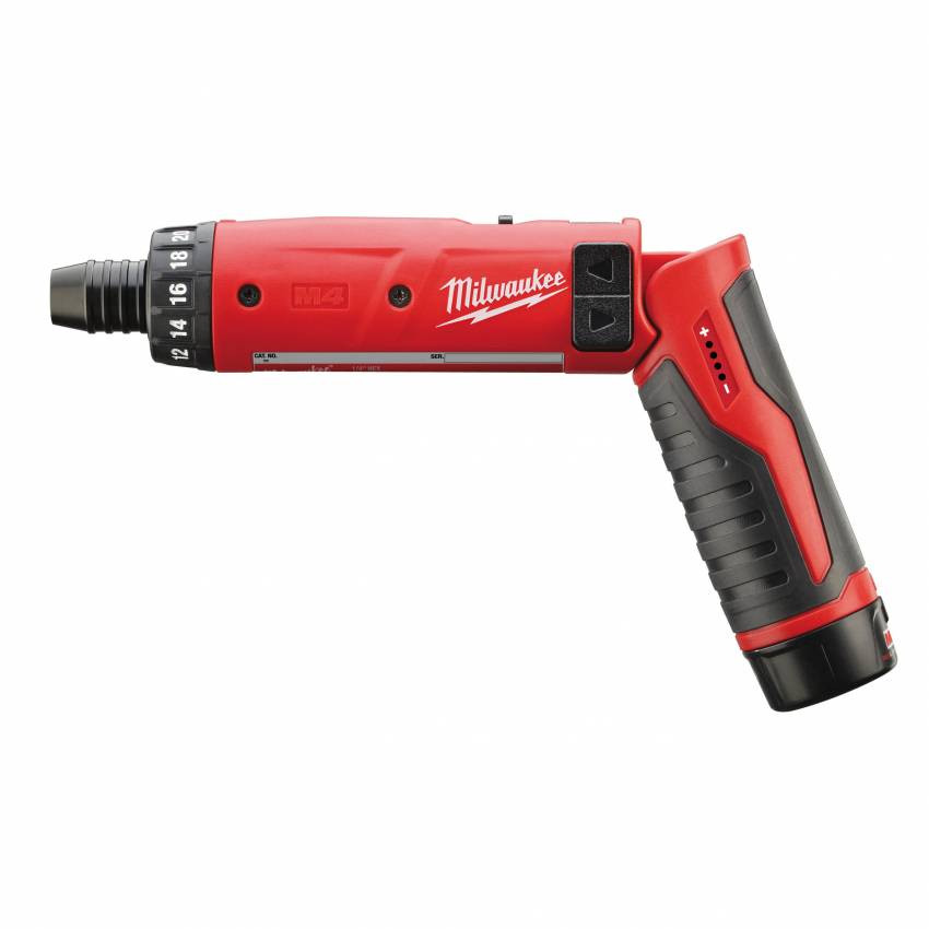 Викрутка акумуляторна MILWAUKEE M4 D-202B (зарядний пристрій, 2 акум.Х2Ач)-4933440475